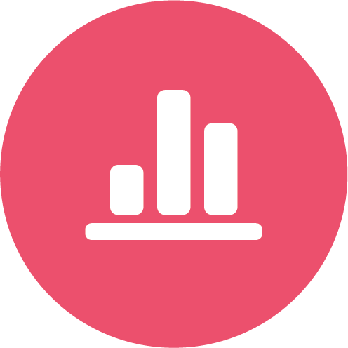 A bar chart icon.