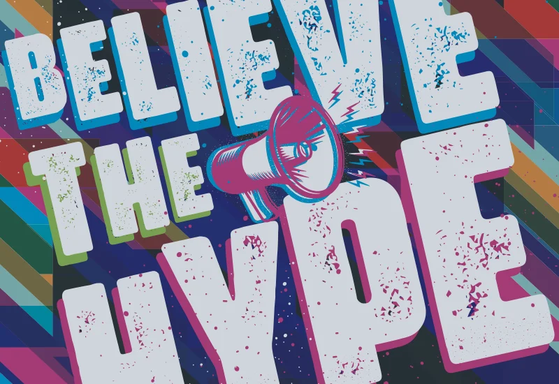 Hip-hop-themed event branding for a corporate conference we ran.