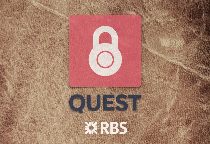 Adventure-themed event branding for an employee engagement campaign we ran for RBS.
